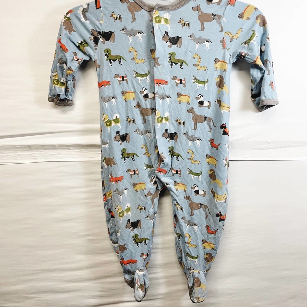 Magnetic Me Blue Dog Sleeper Size 6-9 Months